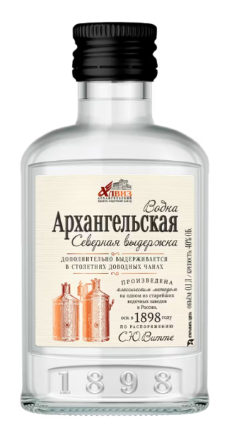 Водка Архангельская Северная выдержка 0,1 л. 40%